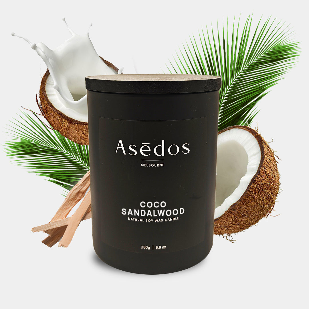 Asēdos COCO SANDALWOOD CANDLE